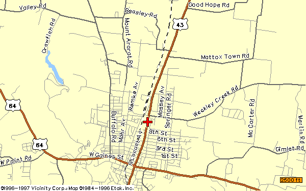 map of lawrenceburg